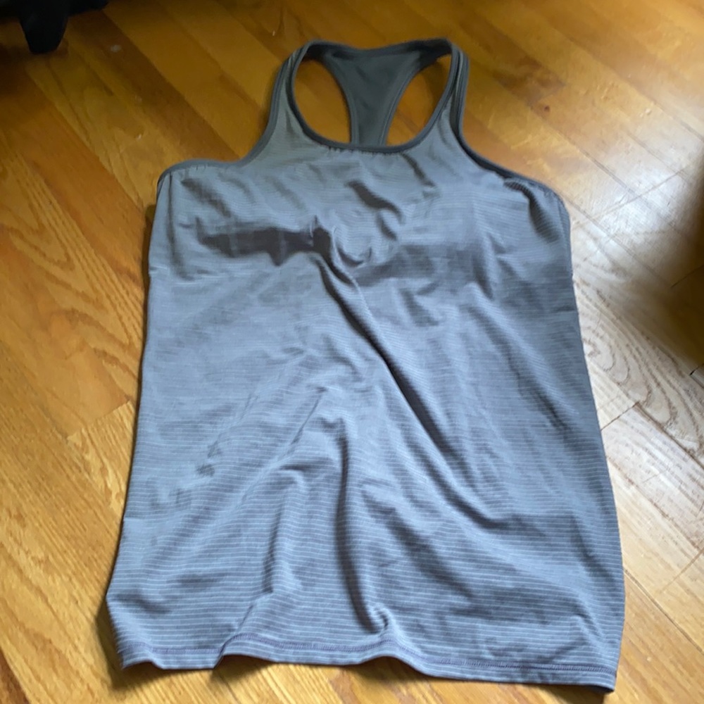 Lululemon Sleeveless BuiltIn Bra Tank - Sz 10 Grey